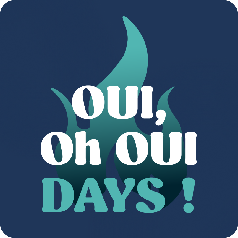 logo pour la campagne publicitaire de centrakor "oui,oh oui days"